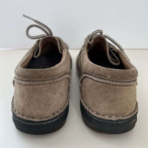 Birkenstock Womens Pasadena Lace Up Shoes Sz EU 38 US 7-7.5 Tan Suede Moccasins - Picture 5 of 12